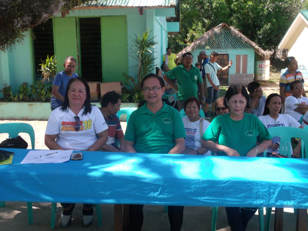 Ms. Anecita Marzol - District Supervisor, Mr. Dan delos Reyes - JD Pamana President, Ms. Julie Parungao - JD Pamana Treasurer